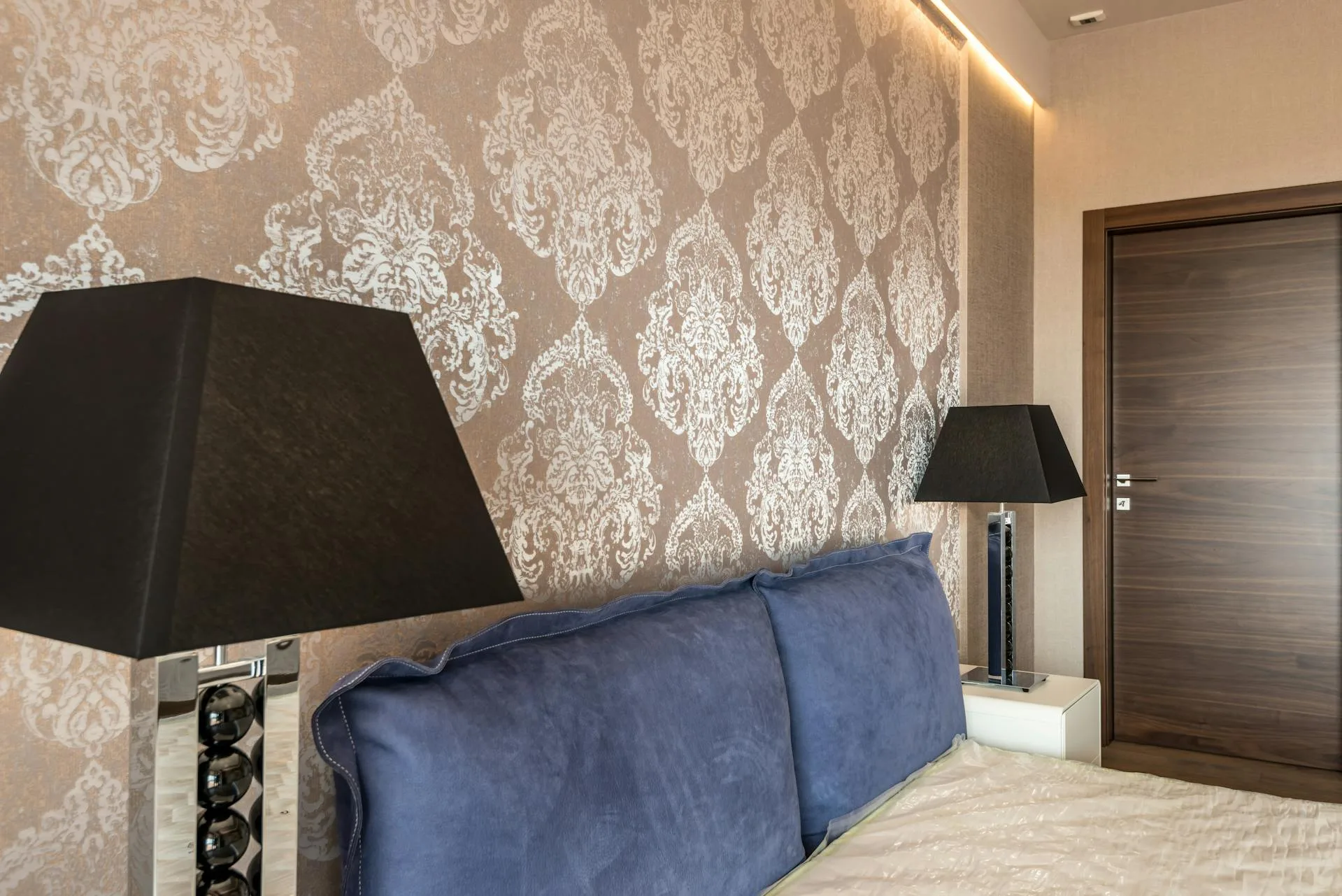 Commercial wallpaper installation for San Mateo office building